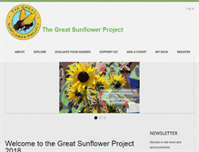 Tablet Screenshot of greatsunflower.org